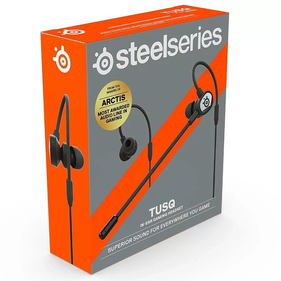 Наушники проводные игровые SteelSeries Tusq (61650) черный