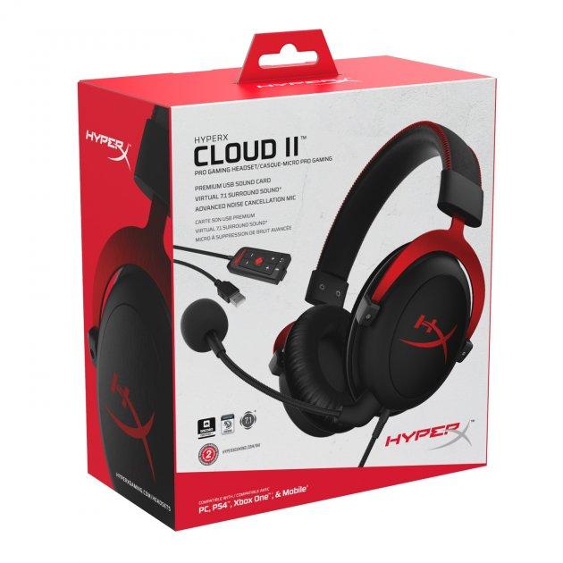 Наушники HyperX Cloud II - Red (4P5M0AA)